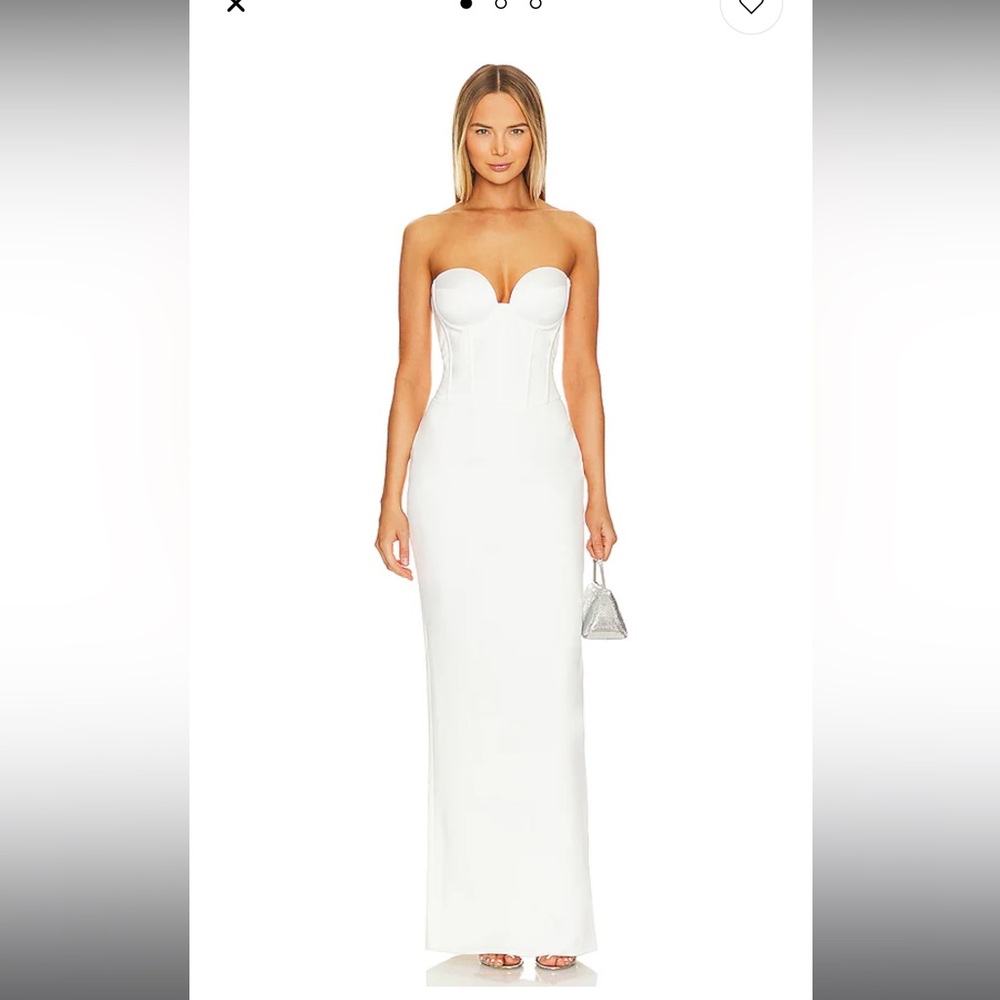 Retrofete Luna Dress in White - XS